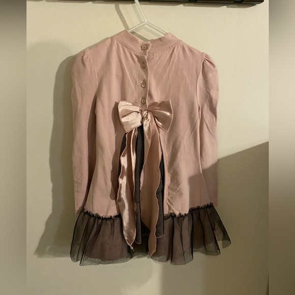 Kate Mack Pretty dusty pick long shirt/dress in size 3t - Picture 3 of 5